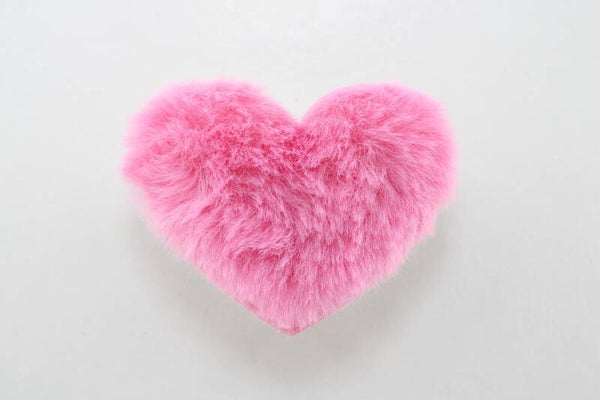 Pluizig Hartvormige Haarspeld Divers - Haarspeld