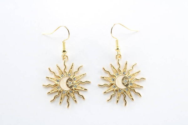 Zon/Maan/Ster - Oorbellen