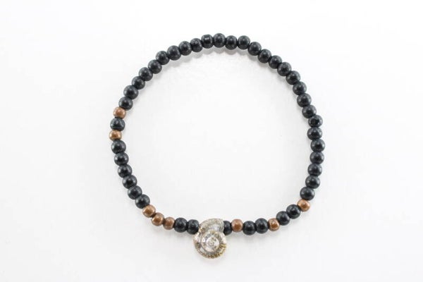 Natuurstenen Kralen Met Schelp Divers - Armband Dream Natuursteen