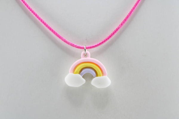 Grote Regenboog Met Wolken Divers -  Ketting Dream Regenboog