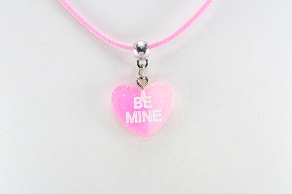 Hart Met Glitter "Be Mine" - Ketting Dream Hart