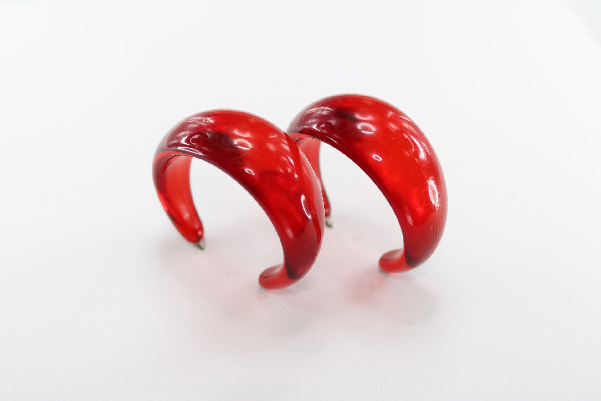 Gekleurde Hoops 37 mm Divers - Oorbellen Hoop 37