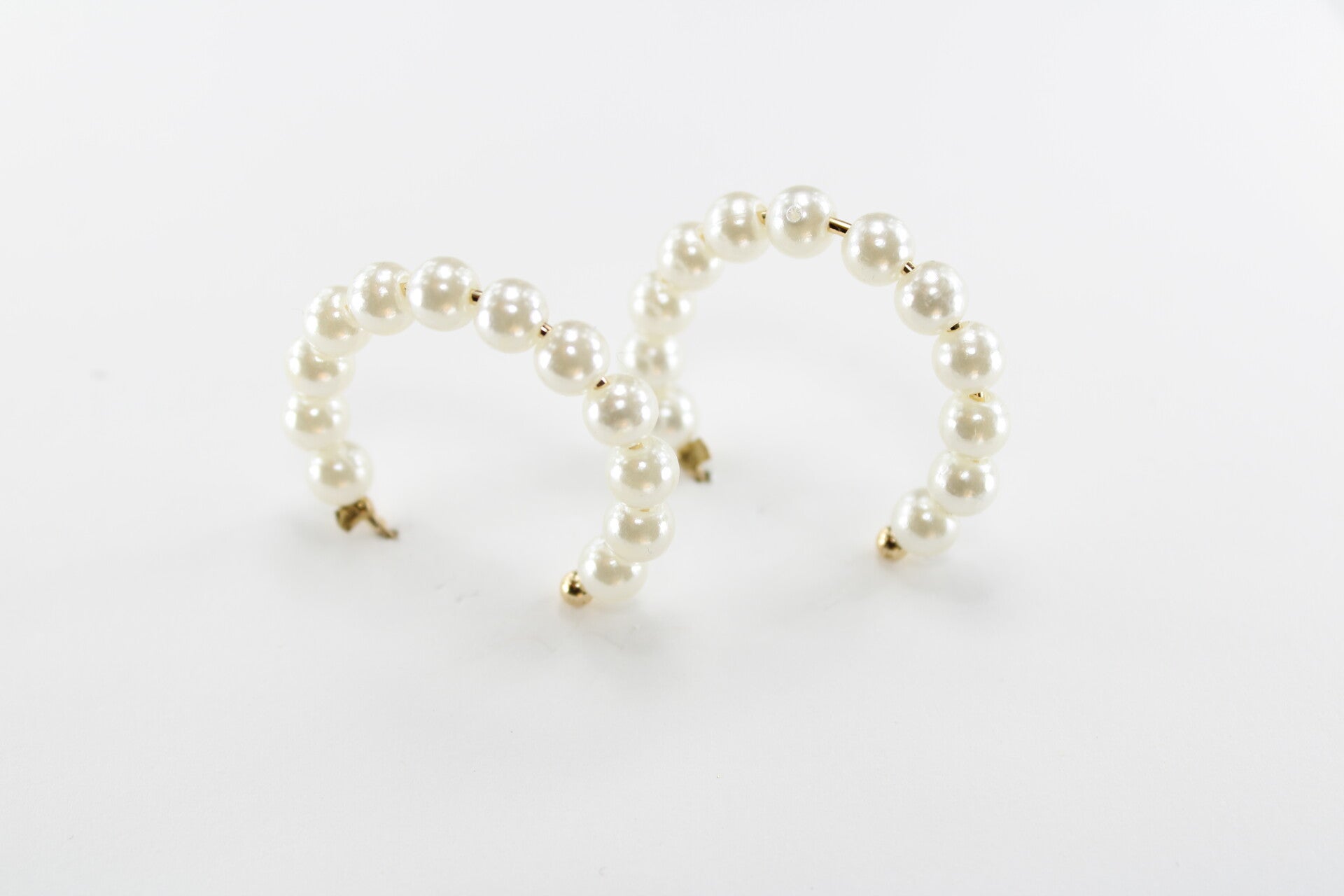 Parel Hoops 35 mm - Oorbellen Hoop 35