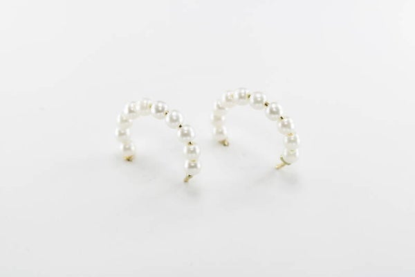 Parel Hoops 26 mm - Oorbellen Hoop 26