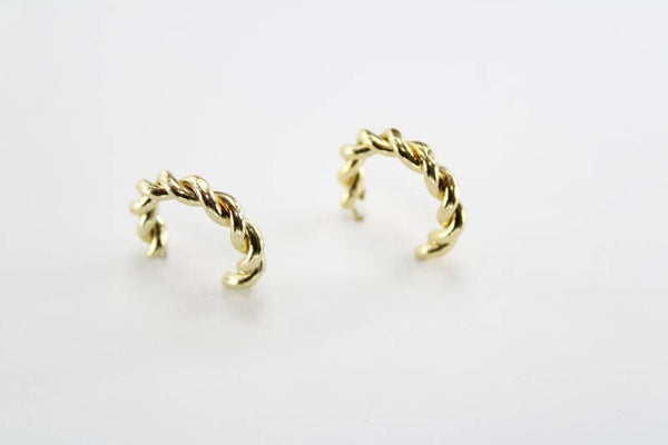 Kleine Twist 19 mm - Oorbellen Hoop 19