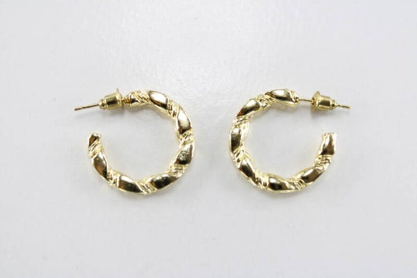 Croissant Hoops 24 mm - Oorbellen Hoop 24