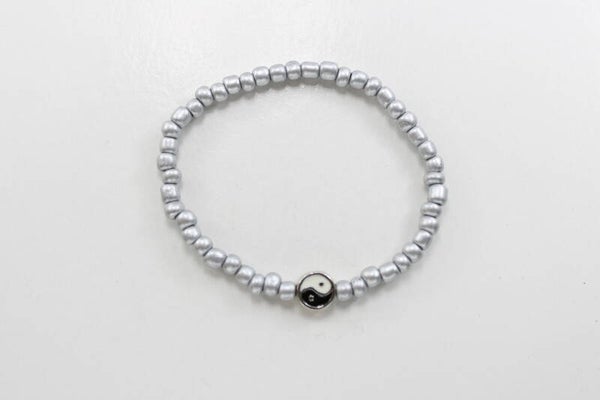 Yin Yang Met Diverse Kleuren Kralen Divers - Armband Kralen