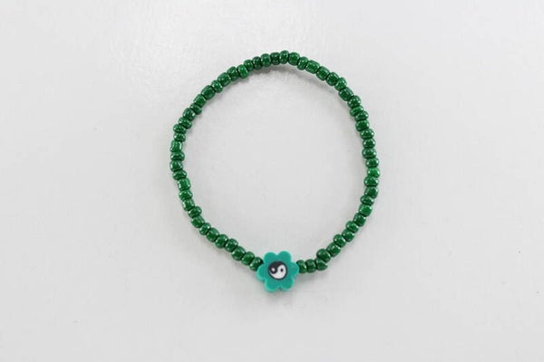 Yin Yang Met Diverse Kleuren Kralen Divers - Armband Kralen