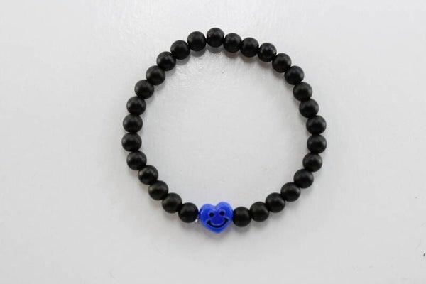 1Hart Smiley Kralenarmband Divers - Armband Kralen