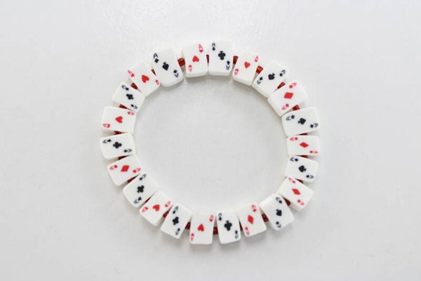 Speelkaarten - Armband Kralen