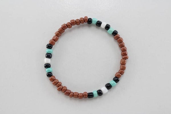 Gekleurde Serie Met Patroontje Divers - Armband Kralen