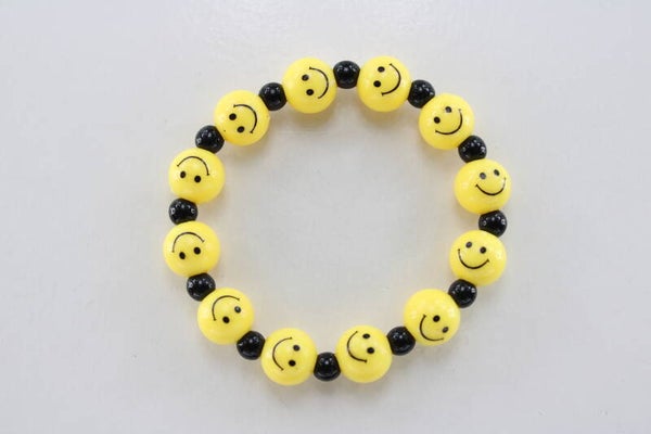 Ronde Smiley Kralenarmband - Armband Kralen
