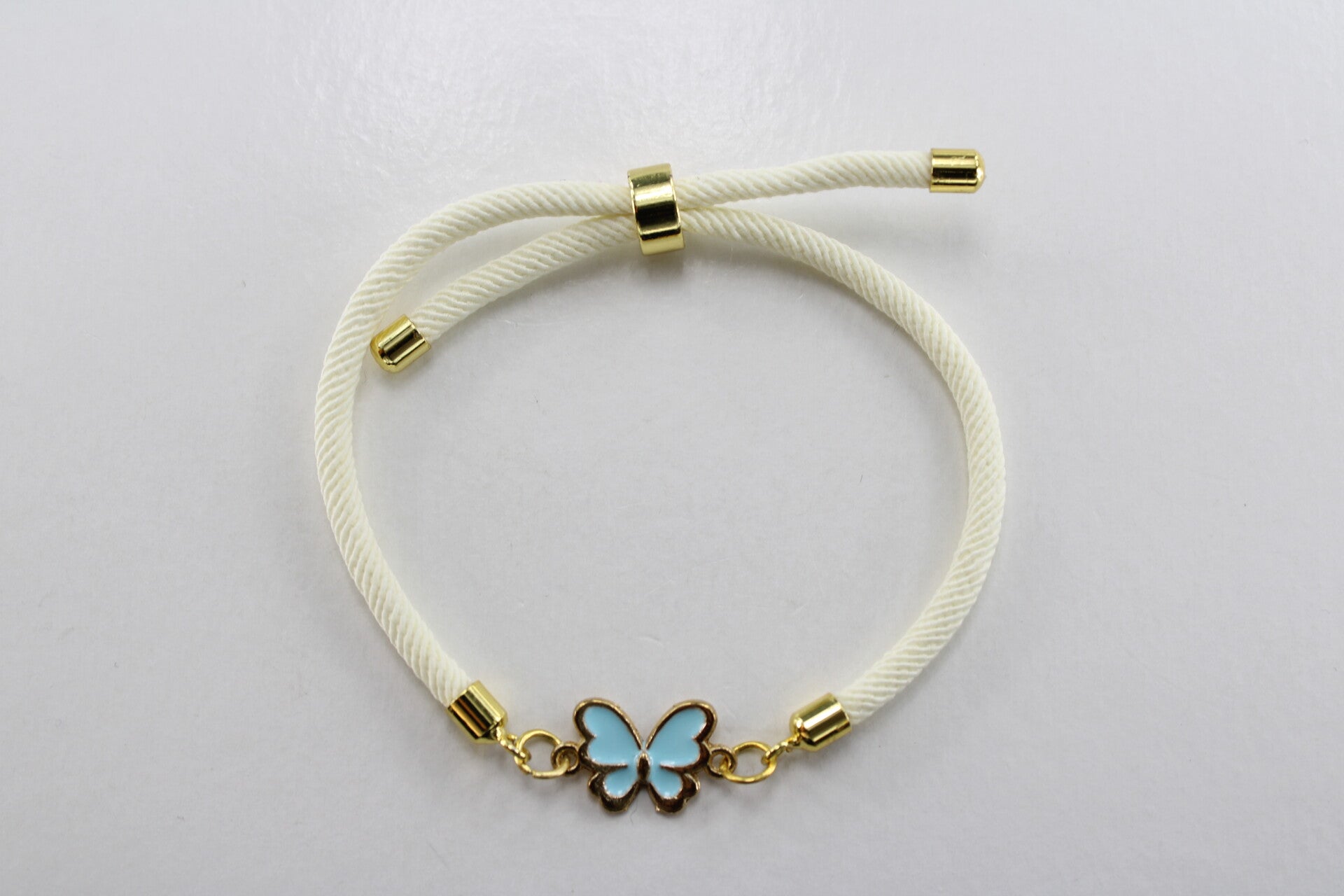 Stoffen Koord Met Insecten Bedel Divers - Armband Dieren