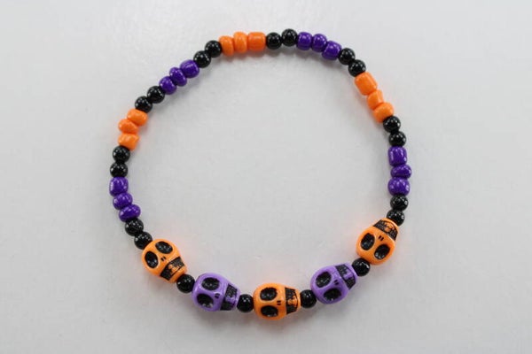 Kralenarmband Doodshoofd Divers - Armband Kralen