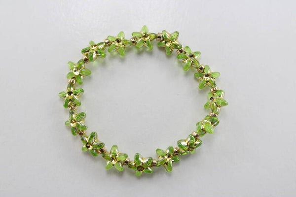 Yellow Star - Armband Kralen