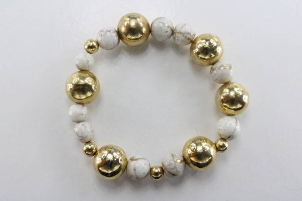 Marmer Look - Armband Kralen