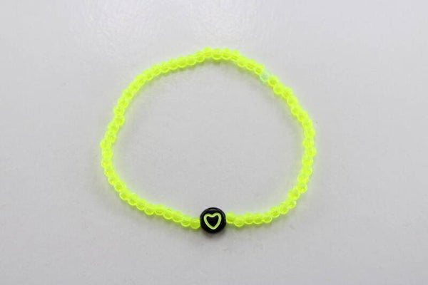 Neon Armband Hart - Armband Kralen Hart