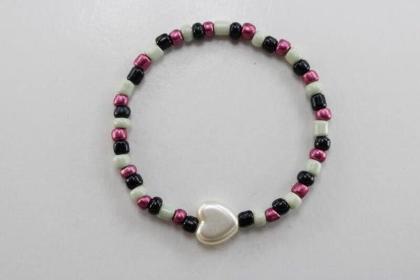 Verbonden Hart Divers - Armband Kralen Hart