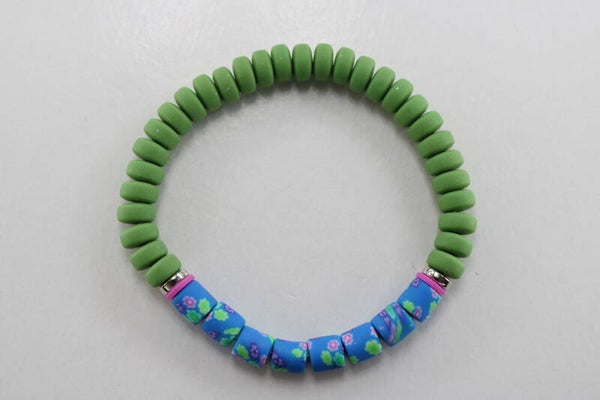 Platte Kraal Met Extra Accenten - Armband Kralen