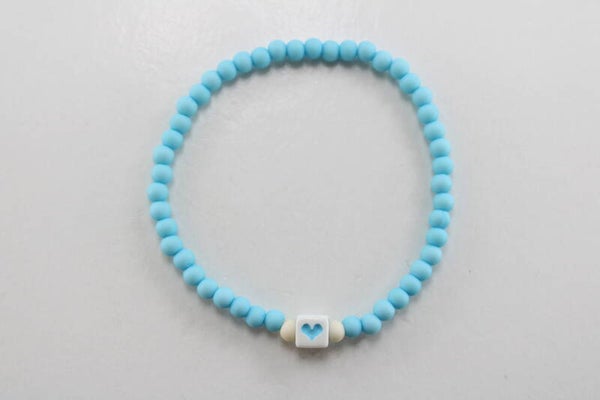 Gekleurde Armband Met Hartje Divers - Armband Kralen Hart