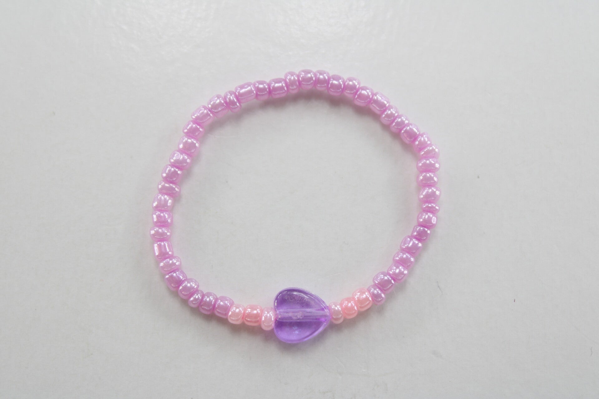Peuter/Kleuter Armband Hartje Divers - Armband Kralen Hart