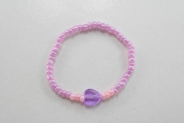 Peuter/Kleuter Armband Hartje Divers - Armband Kralen Hart