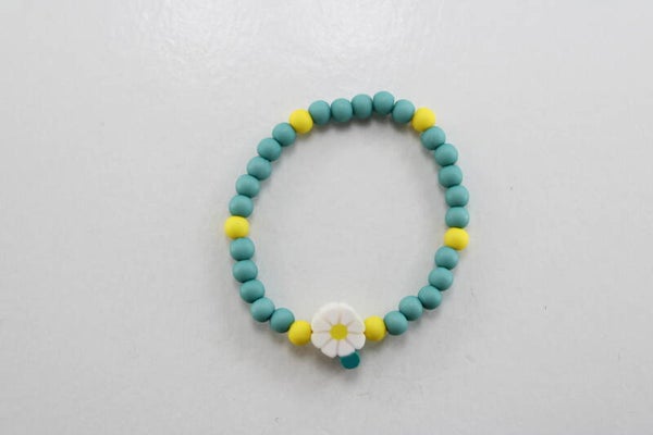 Peuter/Kleuter Kralen Armband Met Bloemetje Divers - Armband Kralen
