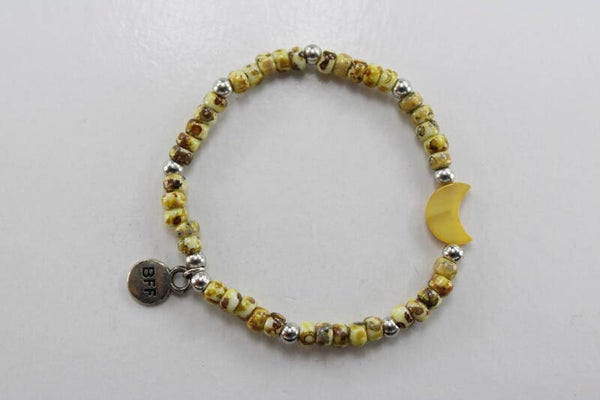 "BFF" Met Maan/Ster Divers - Armband Kralen