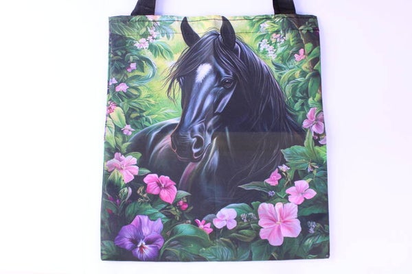 Tote Bag Met Paardenprint Divers - Tassen Dieren
