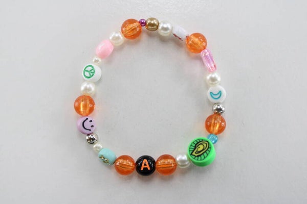1Kralenmix Letter Armband Divers - Armband Kralen Tekst