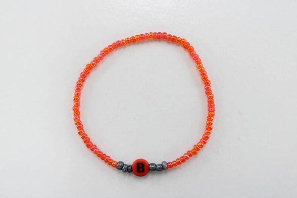1Thema Letter Armband Met  Divers - Armband Kraal Tekst