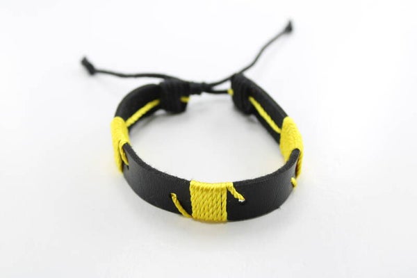 Stoere Leer/Koord Armband Divers - Armband