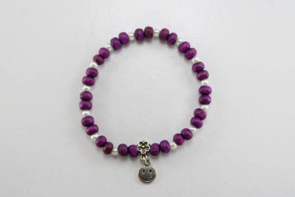 Flower Smiley Divers - Armband Kralen