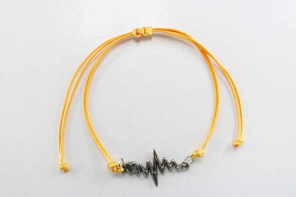 Touwbandje Hartbeat Divers - Armband Hart WK