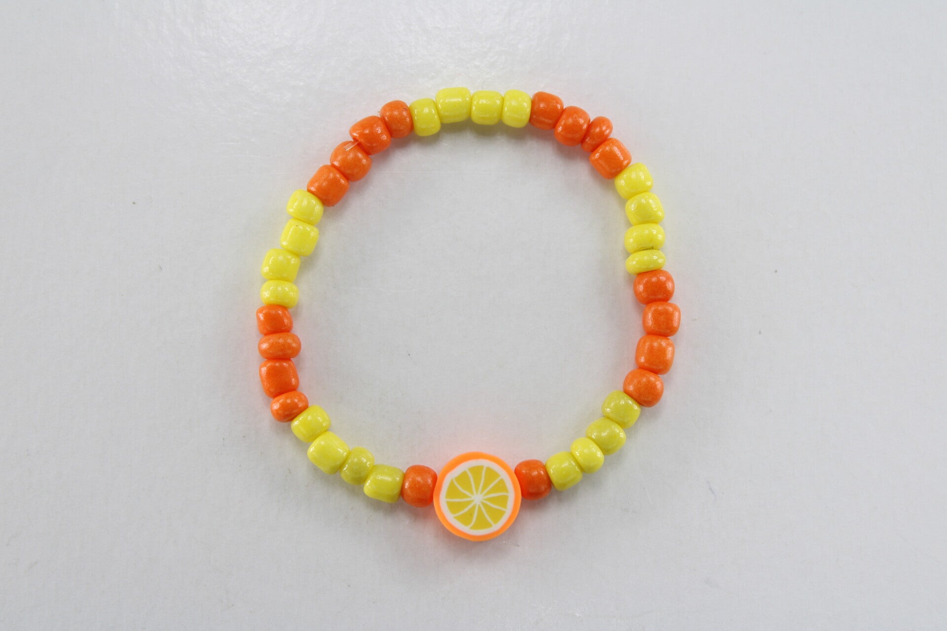 Fruit Kralen Armband - Armband Oranje