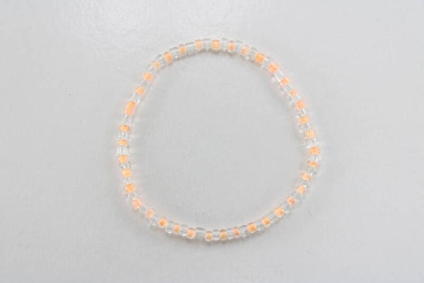 Transparante Kralen Armband - Armband Oranje