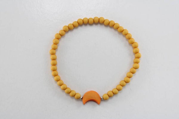 Kralen Armband Maan - Armband Oranje