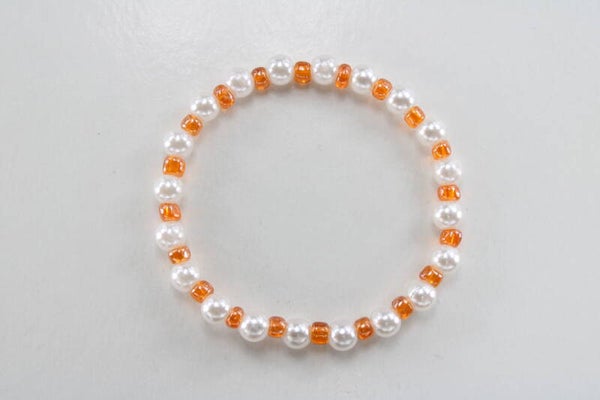 Parel Armband - Armband Oranje