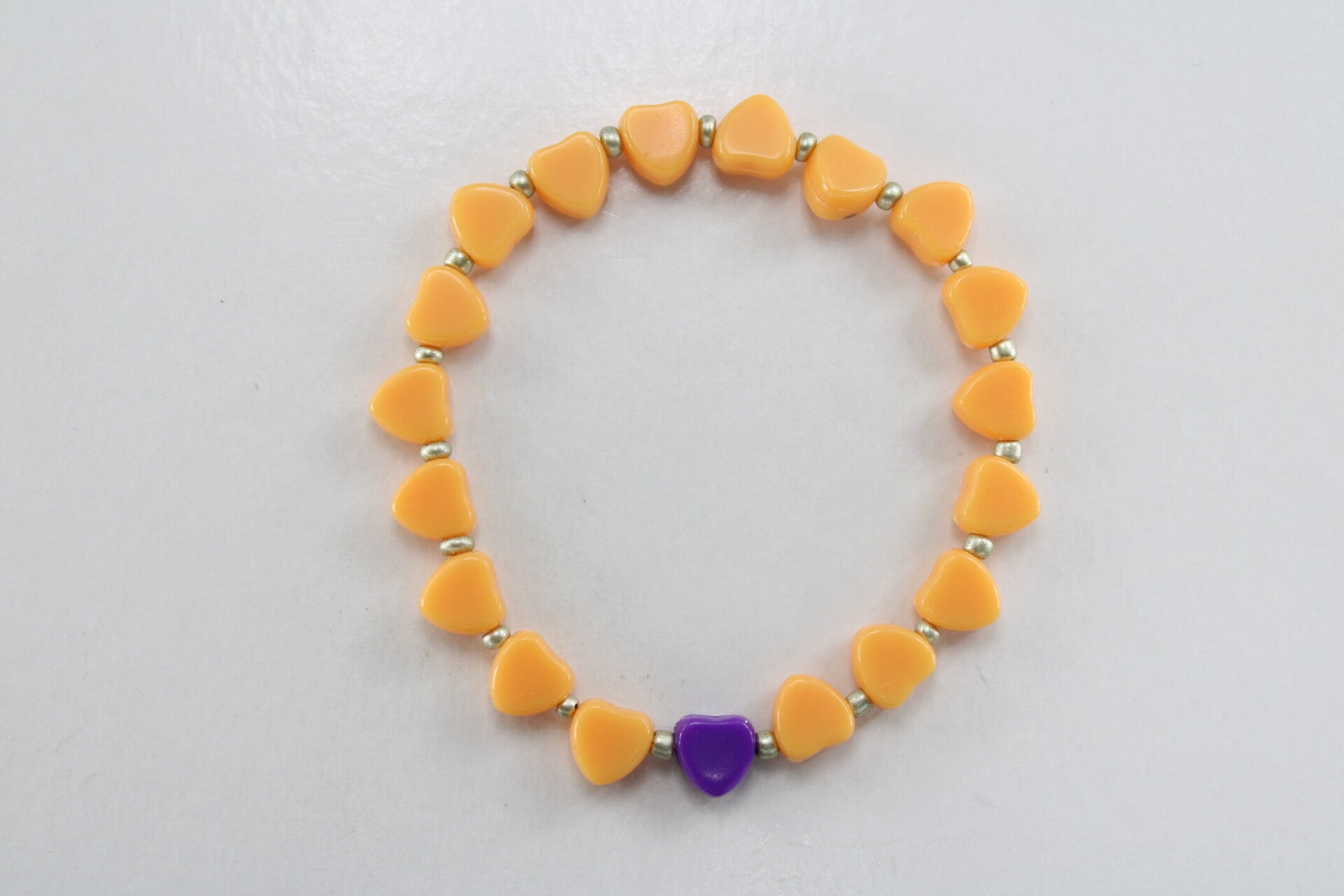 Hartjes Armband - Armband Oranje