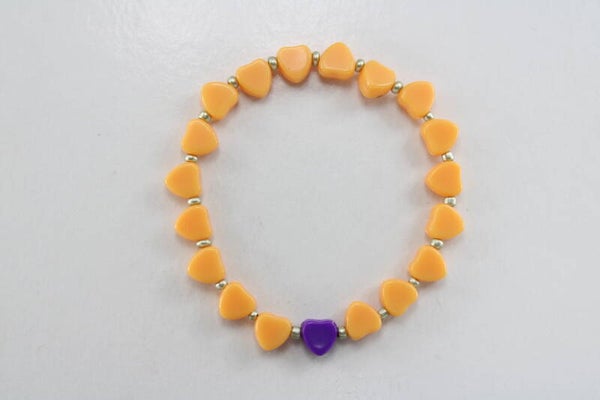 Hartjes Armband - Armband Oranje