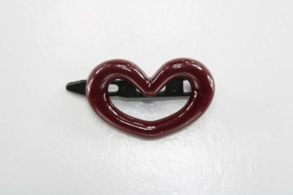 Haarclip Hart 4 cm Divers - Haarclip Hart WK