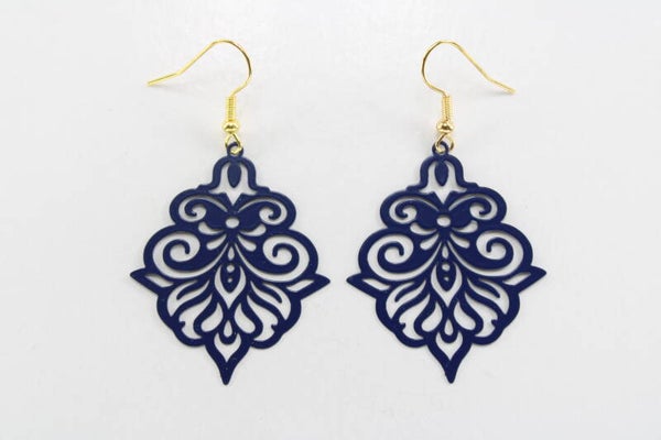 1Barok Print Divers - Oorbellen