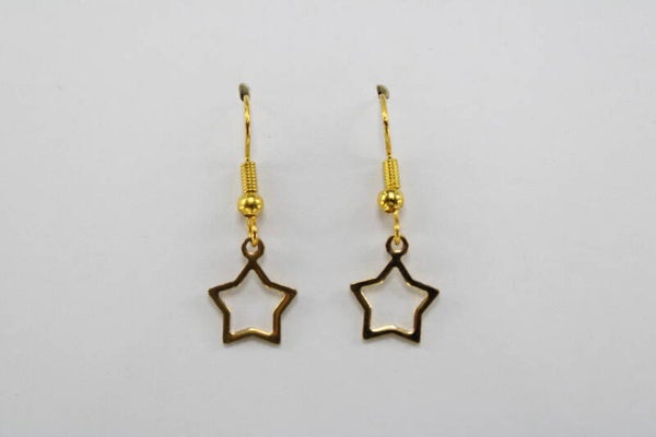 Hollow Star - Oorbellen Ster Natuur