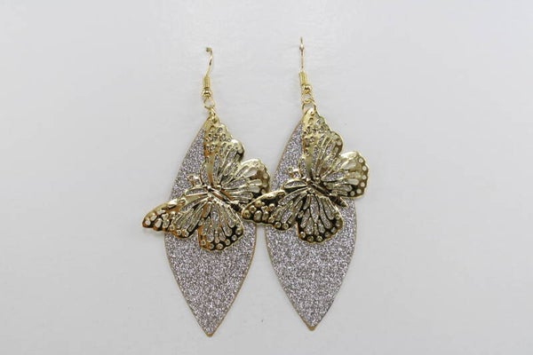 Statement Fancy Golden Butterfly - Oorbellen Dream Dieren
