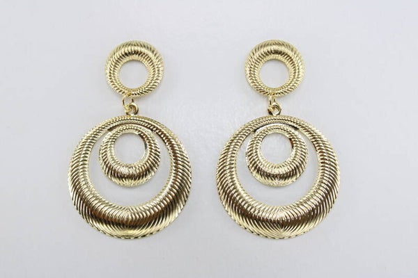 Statement Triple Circle - Oorbellen