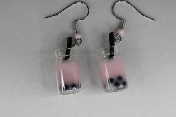 Boba Tea Divers - Oorbellen Drinken en Sleutelhangers Drinken