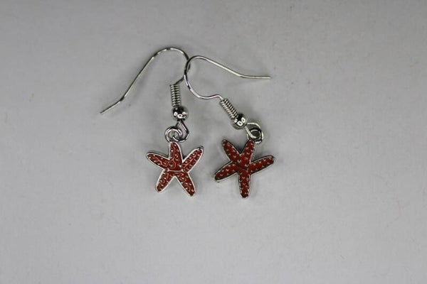 Zeester Met Gezichtje - Oorbellen