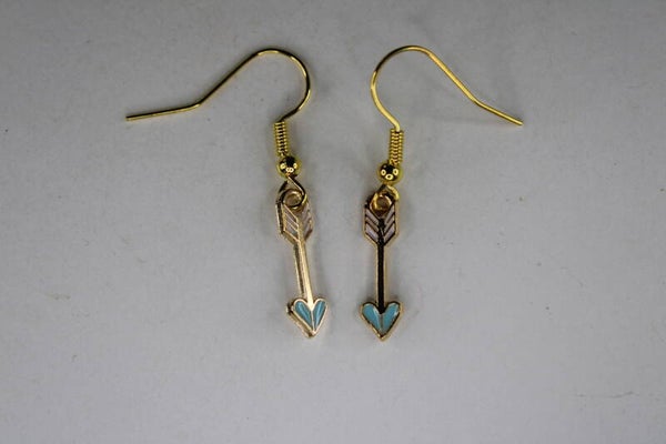 Hartjes-Pijl Cupido - Oorbellen