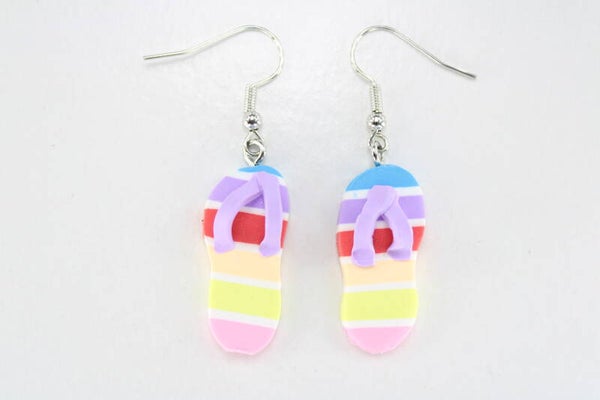 Regenboog Slippers Divers - Oorbellen Dream