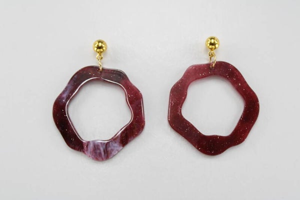 Jeans Blue Resin - Oorbellen Dream